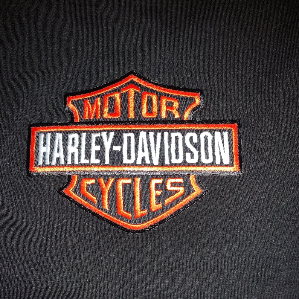Handmade Harley Davidson crop top